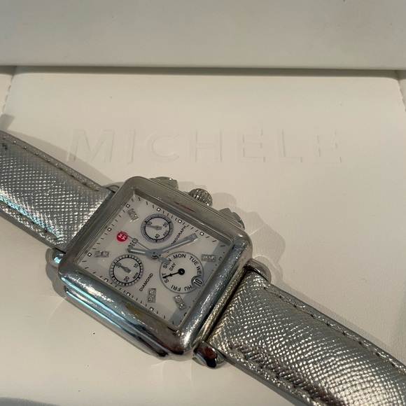 Michele Deco Watch with Diamonds